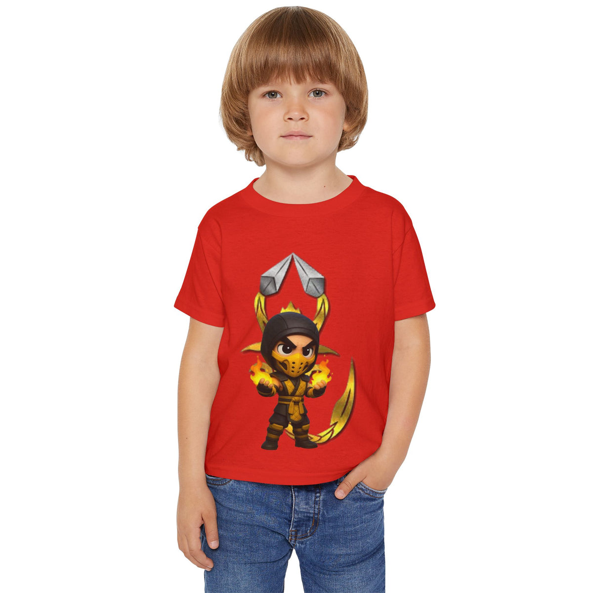 Heavy Cotton™ Toddler T-shirt Scorpion "MK"