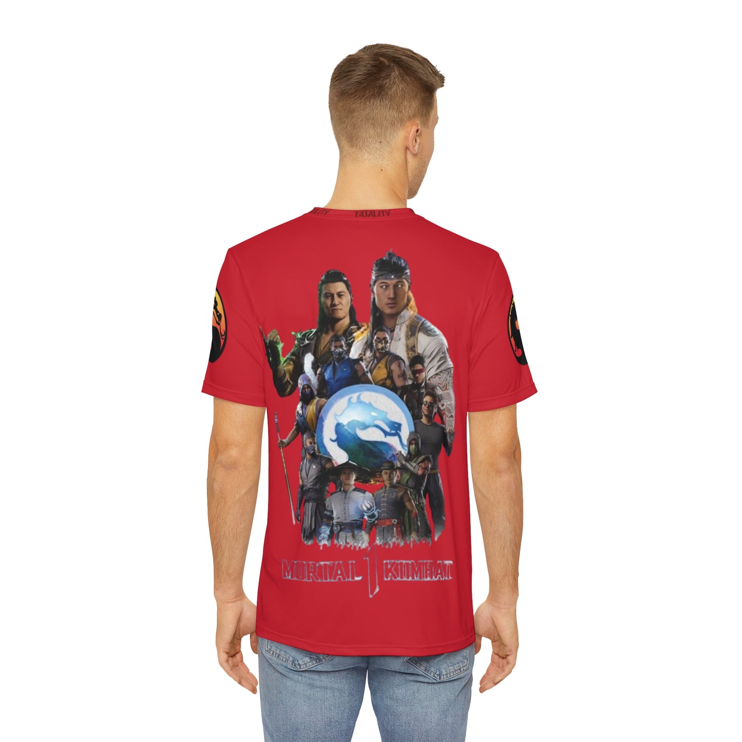 Polyester Tee Black Dragon (Mortal Kombat)