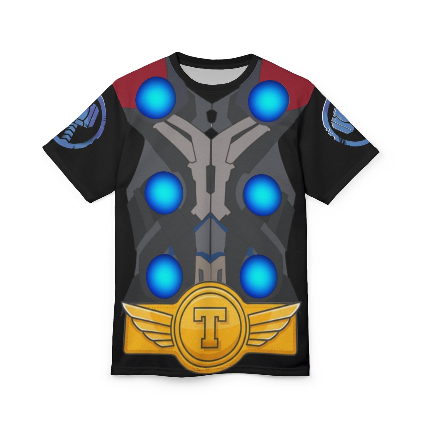 Camiseta unisex cortada y cosida (estampado completo) "Thor"