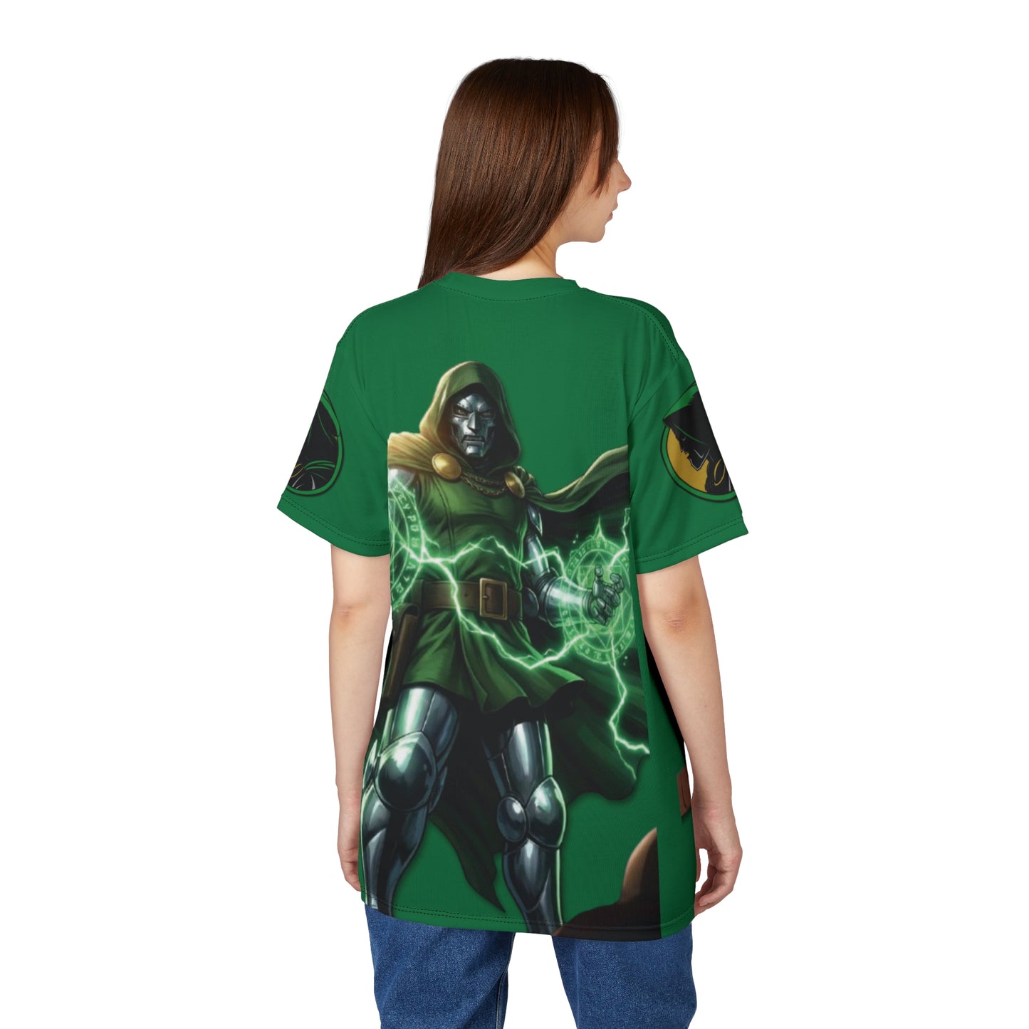 Unisex Cut & Sew Tee (AOP) "Dr Doom"